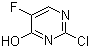 structure of CAS# 155-12-4, 2-Chloro-4-hydroxy-5-fluoropyrimidine