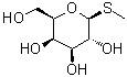 structure of CAS# 155-30-6, Methyl 1-thio-beta-D-galactopyranoside;Methyl beta-thiogalactoside; TMG; Thiomethyl beta-D-galactopyranoside