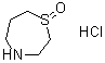 1,4-Thiazepane 1-oxide hydrochloride molecular structure (CAS 1551369-52-8)
