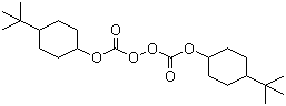 结构式 CAS# 15520-11-3, 双(4-叔丁基环己基)过氧化二碳酸酯