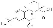 7alpha,15-二羟基去氢松香酸分子结构 (CAS 155205-64-4)