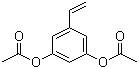 3,5-二乙酰氧基苯乙烯分子结构 (CAS 155222-48-3)