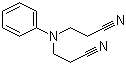 N,N-Bis(cyanoethyl)aniline molecular structure (CAS 1555-66-4)
