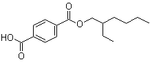 1,4-Benzenedicarboxylic acid 1-(2-ethylhexyl) ester molecular structure (CAS 155603-50-2)