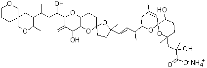 Okadaic acid ammonium salt molecular structure (CAS 155716-06-6)