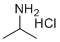 structure of CAS# 15572-56-2, Isopropylamine hydrochloride