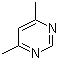 4,6-Dimethylpyrimidine molecular structure (CAS 1558-17-4)