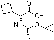 Boc-D-Cyclobutylglycine molecular structure (CAS 155905-78-5)
