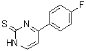 4-(4-Fluorophenyl)-2(1H)-pyrimidinethione molecular structure (CAS 155957-43-0)