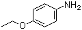 对乙氧基苯胺分子结构 (CAS 156-43-4)