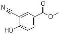 3-Cyano-4-hydroxybenzoic acid methyl ester molecular structure (CAS 156001-68-2)
