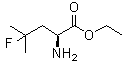 结构式 CAS# 156047-39-1, 4-氟-L-亮氨酸乙酯