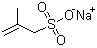 Sodium 2-methylprop-2-ene-1-sulfonate  molecular structure (CAS 1561-92-8)