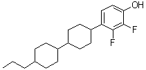 2,3-Difluoro-4-(4'-propyl[1,1'-bicyclohexyl]-4-yl)phenol molecular structure (CAS 1561176-57-5)