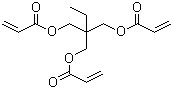 Trimethylolpropane triacrylate molecular structure (CAS 15625-89-5)