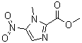 1-Methyl-5-nitro-1H-imidazole-2-carboxylic acid methyl ester molecular structure (CAS 1563-98-0)