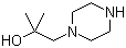 2-Methyl-1-(piperazin-1-yl)propan-2-ol molecular structure (CAS 156339-46-7)