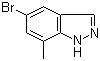 5-Bromo-7-methyl-1H-indazole molecular structure (CAS 156454-43-2)