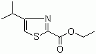 Ethyl 4-isopropyl-2-thiazolecarboxylate molecular structure (CAS 156589-82-1)