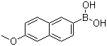 结构式 CAS# 156641-98-4, 6-甲氧基萘-2-硼酸