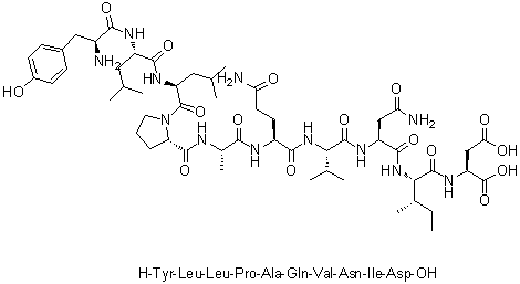 Hippocampal neurotrophic factor molecular structure (CAS 156707-52-7)