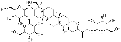 Hosenkoside B molecular structure (CAS 156764-82-8)