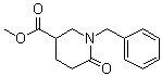 6-Oxo-1-(phenylmethyl)-3-piperidinecarboxylic acid methyl ester molecular structure (CAS 156779-11-2)