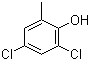 2,4-二氯-6-甲基苯酚分子结构 (CAS 1570-65-6)