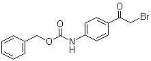 [4-(溴乙酰基)苯基]氨基甲酸苯甲酯分子结构 (CAS 157014-41-0)