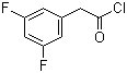 structure of CAS# 157033-24-4, 2-(3,5-Difluorophenyl)ethanoyl chloride