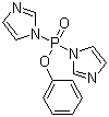 Di-1H-imidazol-1-ylphosphinic acid phenyl ester molecular structure (CAS 15706-68-0)