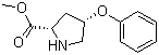Methyl (2S,4S)-4-phenoxy-2-pyrrolidinecarboxylate molecular structure (CAS 157187-62-7)