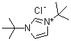1,3-Di-tert-butylimidazolium chloride molecular structure (CAS 157197-54-1)
