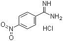 结构式 CAS# 15723-90-7, 4-硝基苯甲脒盐酸盐