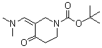 3-[(Dimethylamino)methylene]-4-oxopiperidine-1-carboxylic acid tert-butyl ester molecular structure (CAS 157327-41-8)