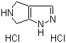 1,4,5,6-Tetrahydropyrrolo[3,4-c]pyrazole dihydrochloride molecular structure (CAS 157327-47-4)