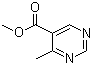 structure of CAS# 157335-94-9, 4-Methyl-5-pyrimidinecarboxylic acid methyl ester