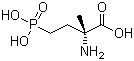 (S)-2-Amino-2-methyl-4-phosphonobutanoic acid molecular structure (CAS 157381-42-5)