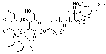 Bacoside A3 molecular structure (CAS 157408-08-7)