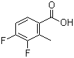 结构式 CAS# 157652-31-8, 3,4-二氟-2-甲基苯甲酸
