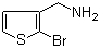 2-Bromo-3-thiophenemethanamine molecular structure (CAS 157664-47-6)
