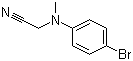 N-甲基-N-(4-溴苯基)氨基乙腈分子结构 (CAS 157671-45-9)