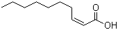 structure of CAS# 15790-91-7, (Z)-2-Decenoic acid;cis-2-Decenoic acid