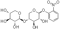 2-Nitrophenyl 4-O-beta-D-xylopyranosyl-beta-D-xylopyranoside molecular structure (CAS 157956-98-4)