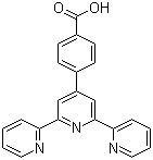 结构式 CAS# 158014-74-5, 4'-(4-羧基苯基)-2,2':6',2''-三联吡啶