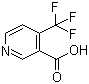 4-(Trifluoromethyl)nicotinic acid molecular structure (CAS 158063-66-2)