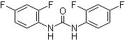 N,N'-Bis(2,4-difluorophenyl)urea molecular structure (CAS 1581-06-2)