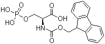 Fmoc-O-phospho-L-serine molecular structure (CAS 158171-15-4)