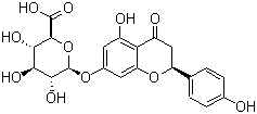 structure of CAS# 158196-34-0, Naringenin 7-O-beta-D-glucuronide