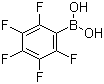 2,3,4,5,6-Pentafluorophenylboronic acid molecular structure (CAS 1582-24-7)